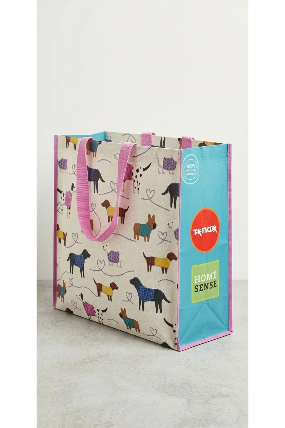 Tkmaxx Köpek Desenli Alışveriş Çantası