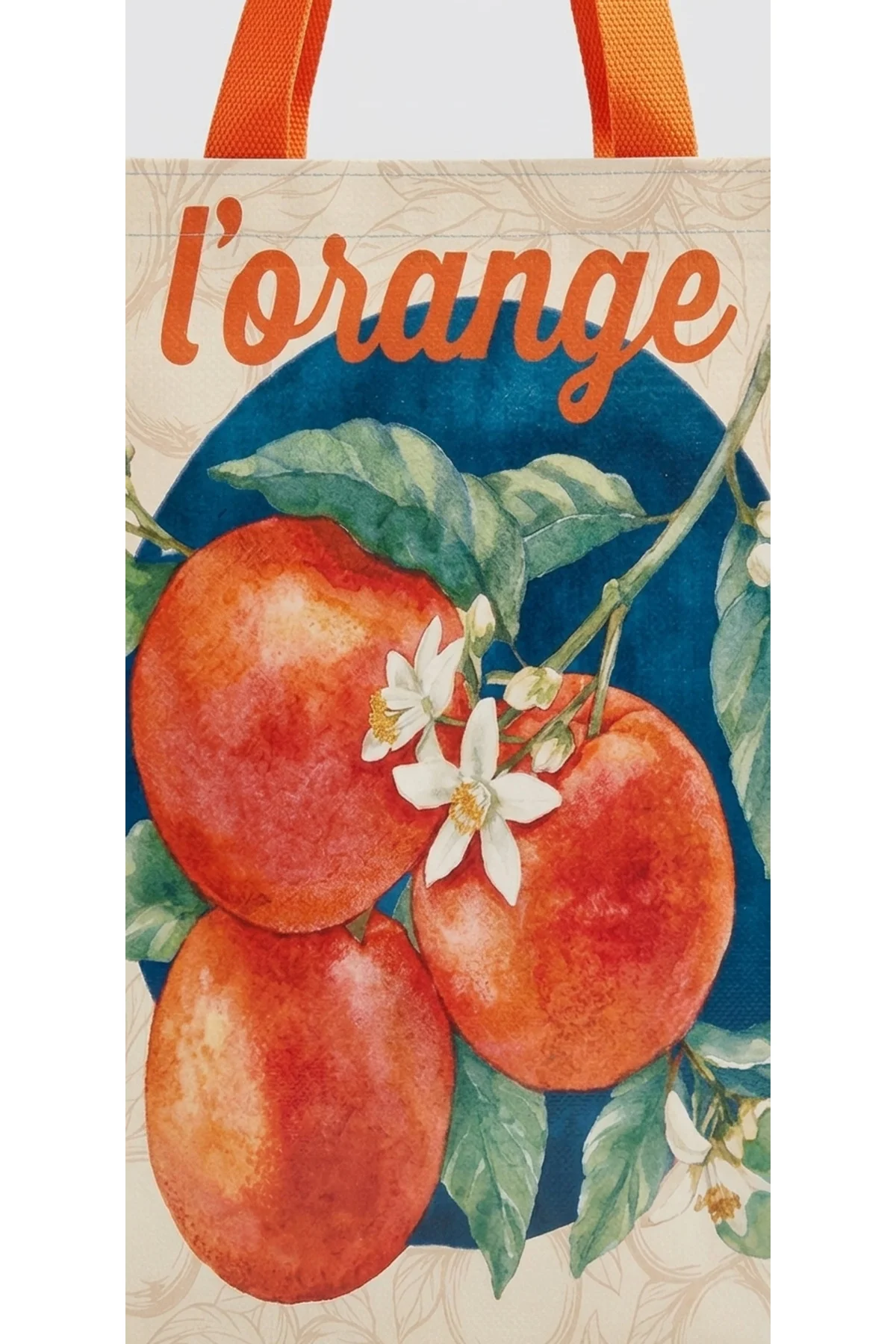 Tkmaxx Portakal Desenli Alışveriş Çantası