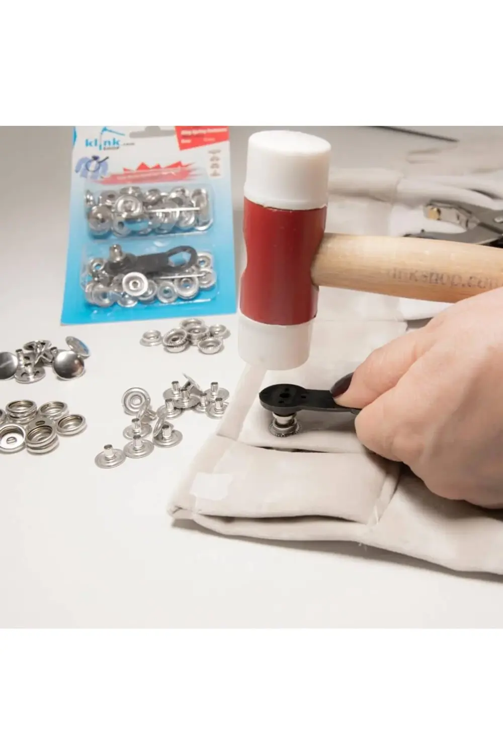 TknszrShop 10 mm Kendin Yap Kiti, Cüzdan, Giyim, Çanta, Deri için