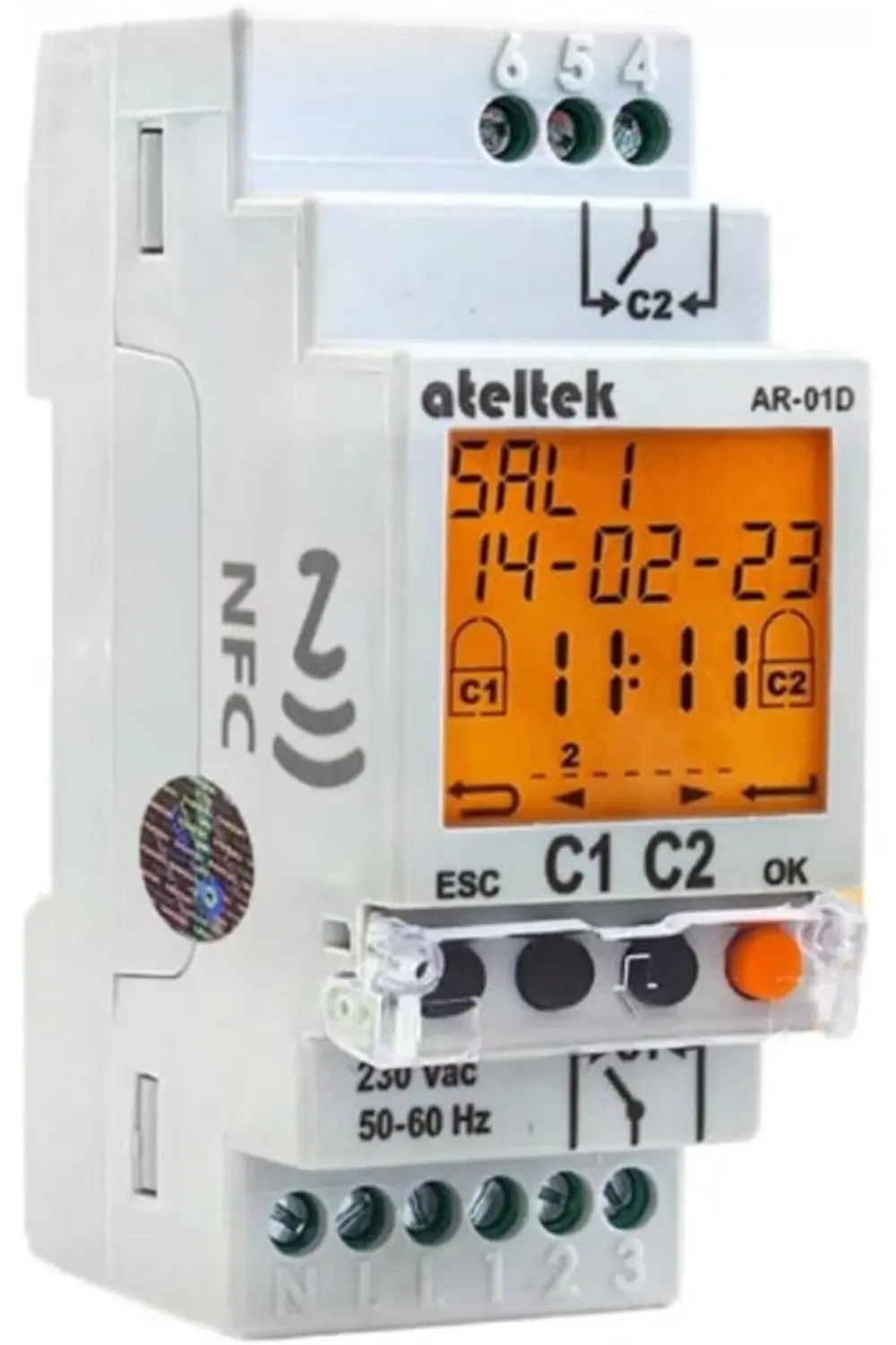 TknszrShop AR-01D-NFC Astronomik Zaman Saati En Yeni 1127289