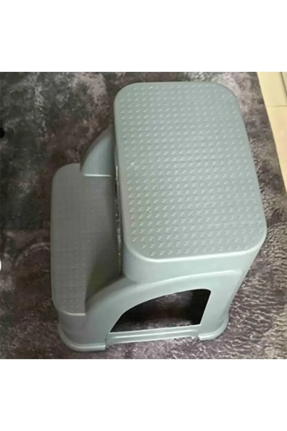 TknszrShop İki Basamaklı Kaymaz Büyük Boy Tabure - 120 KG Taşıma