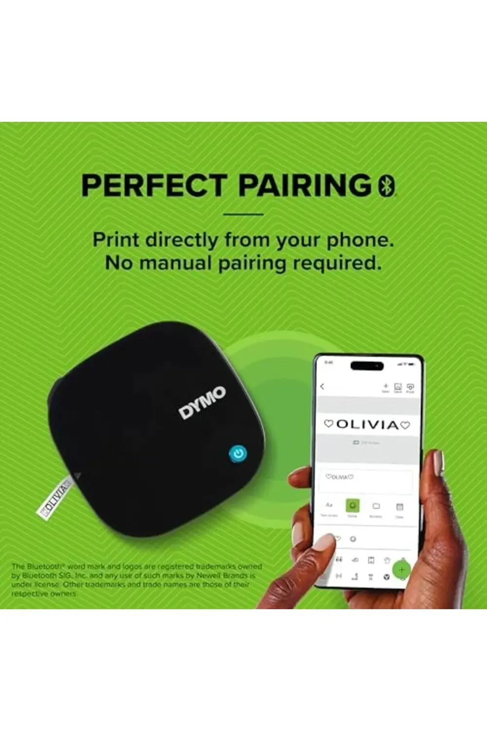 TknszrShop LetraTag LT-200B Bluetooth Siyah Etiketleme Makinası E