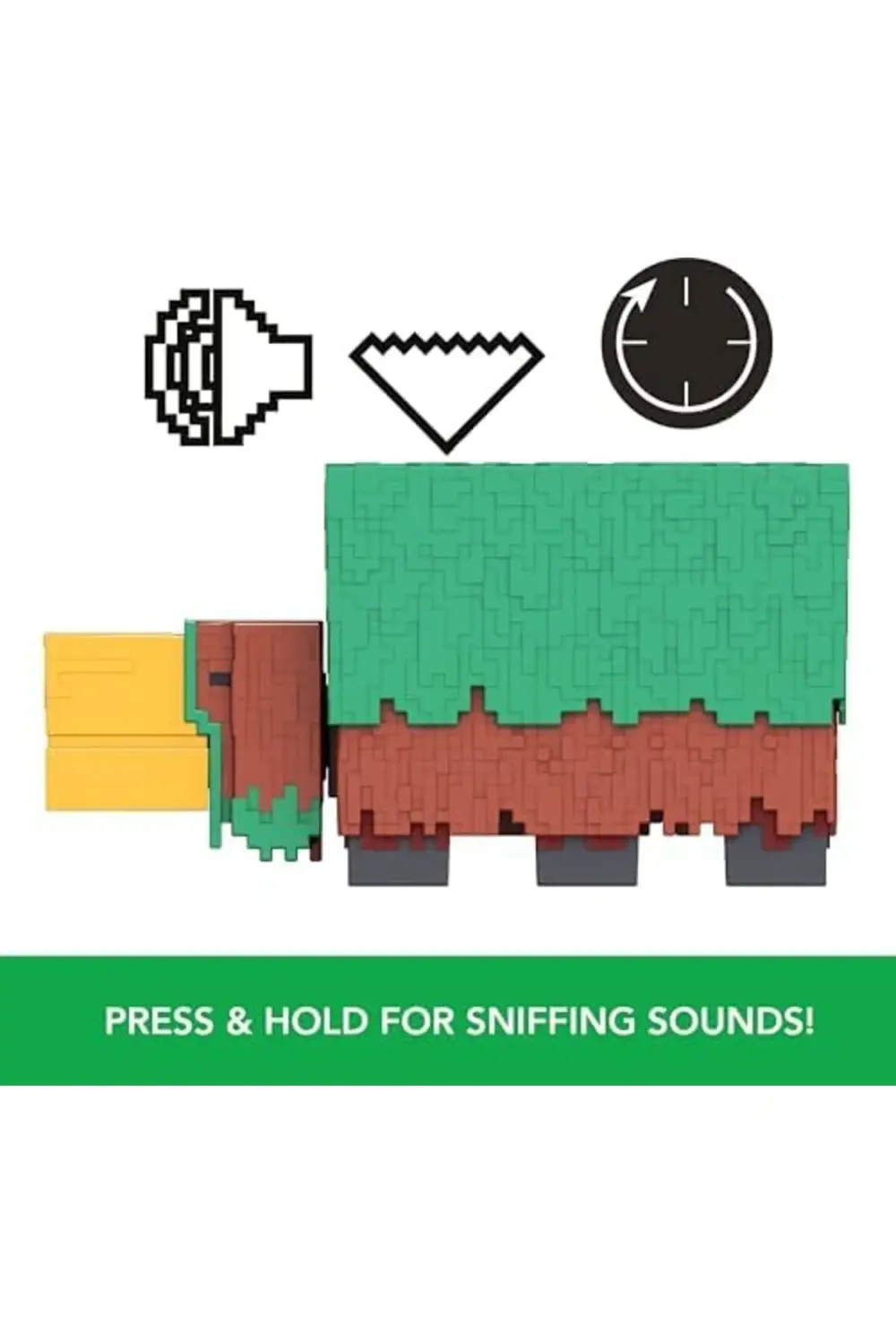 TknszrShop Minecraft Sniffer Aksiyon Figürü, Oyuna Doğru Sesler v
