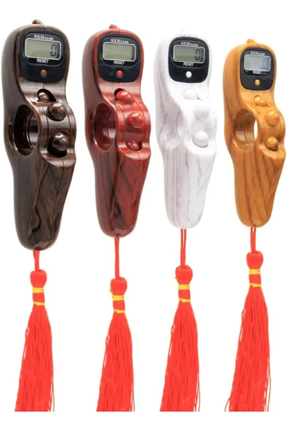 TknszrShop PM-6691 DİJİTAL TESBİH (PEMBE- KIRMIZI-KAHVERENGİ- SİY