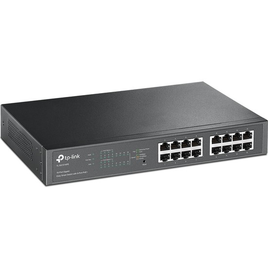 Tp-Link Tl-Sg1016pe 8-Port 10/100/1000 Desktop/Rackmount Switch + 8 Port