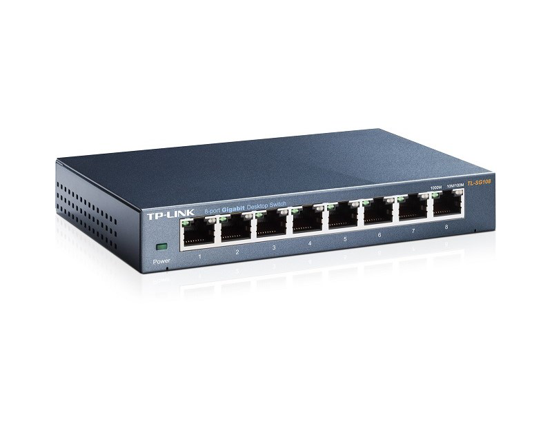 Tp-Link Tl-Sg108 8Port 10/100/1000 Yönetilemez Switch