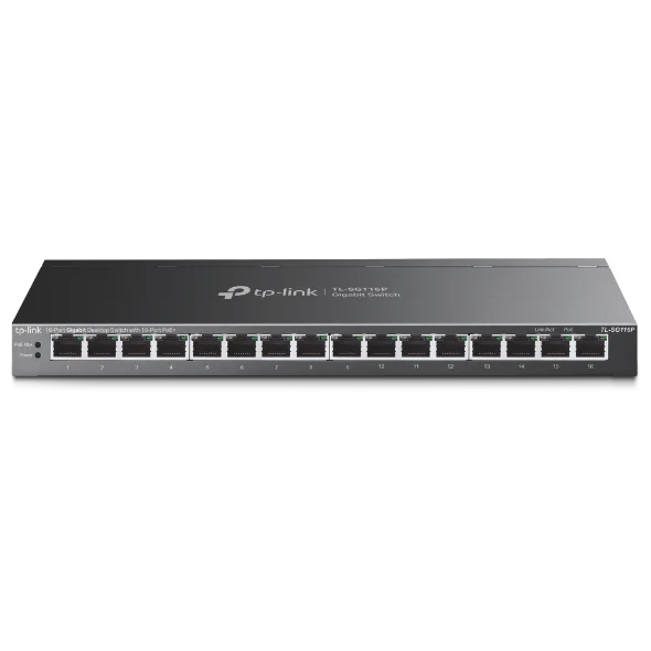 TL-SG116P 16PORT GIGABIT DESKTOP SWITCH