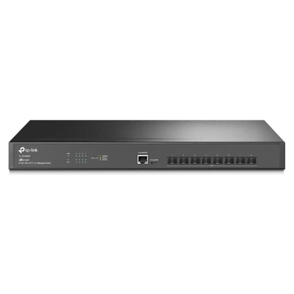 TL-SX3008F JetStream 8-Port 10GE SFP+ L2+ Managed Switch