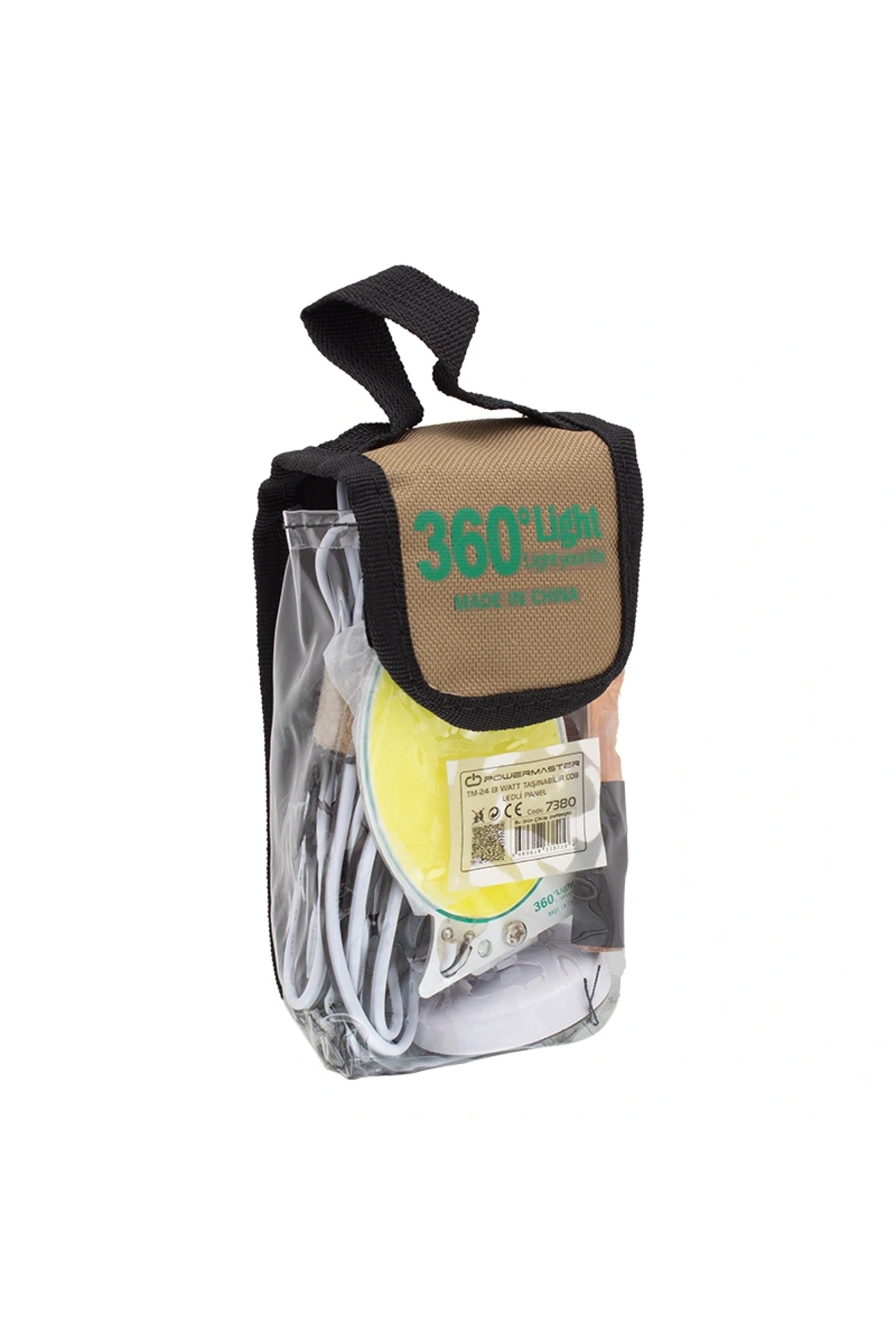 TM-24 COB LEDLİ 13 WATT AKÜ MAŞALI 4 METRE KABLOLU TAŞINABİLİR SEYYAR PANEL LAMBA (4887)