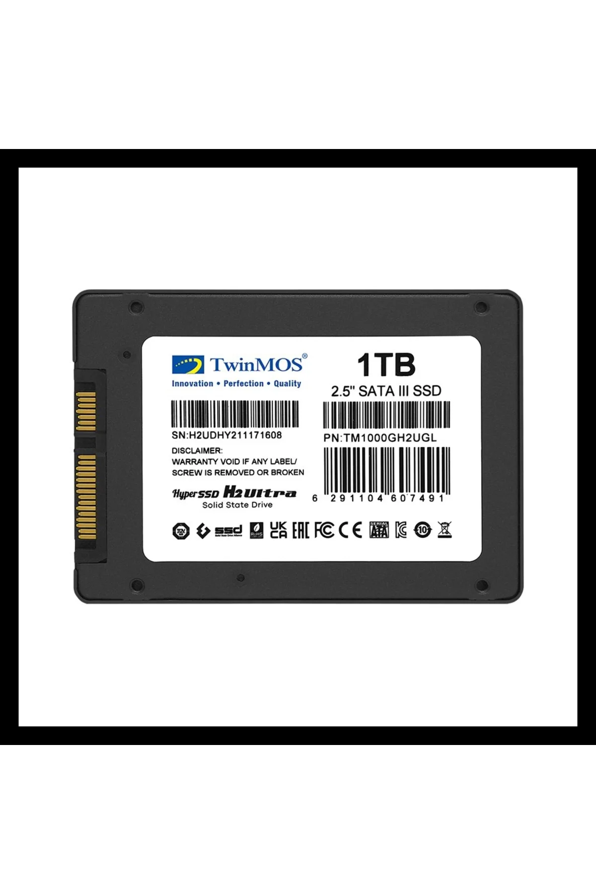 Tm1000gh2ugl, 1tb, 2.5" Sata3, Ssd, 580-550mb/s, 3dnand, Grey