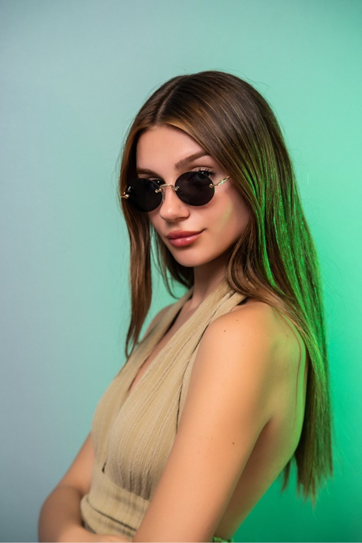 Tm3600 C1-füme Kadın Güneş Gözlüğü