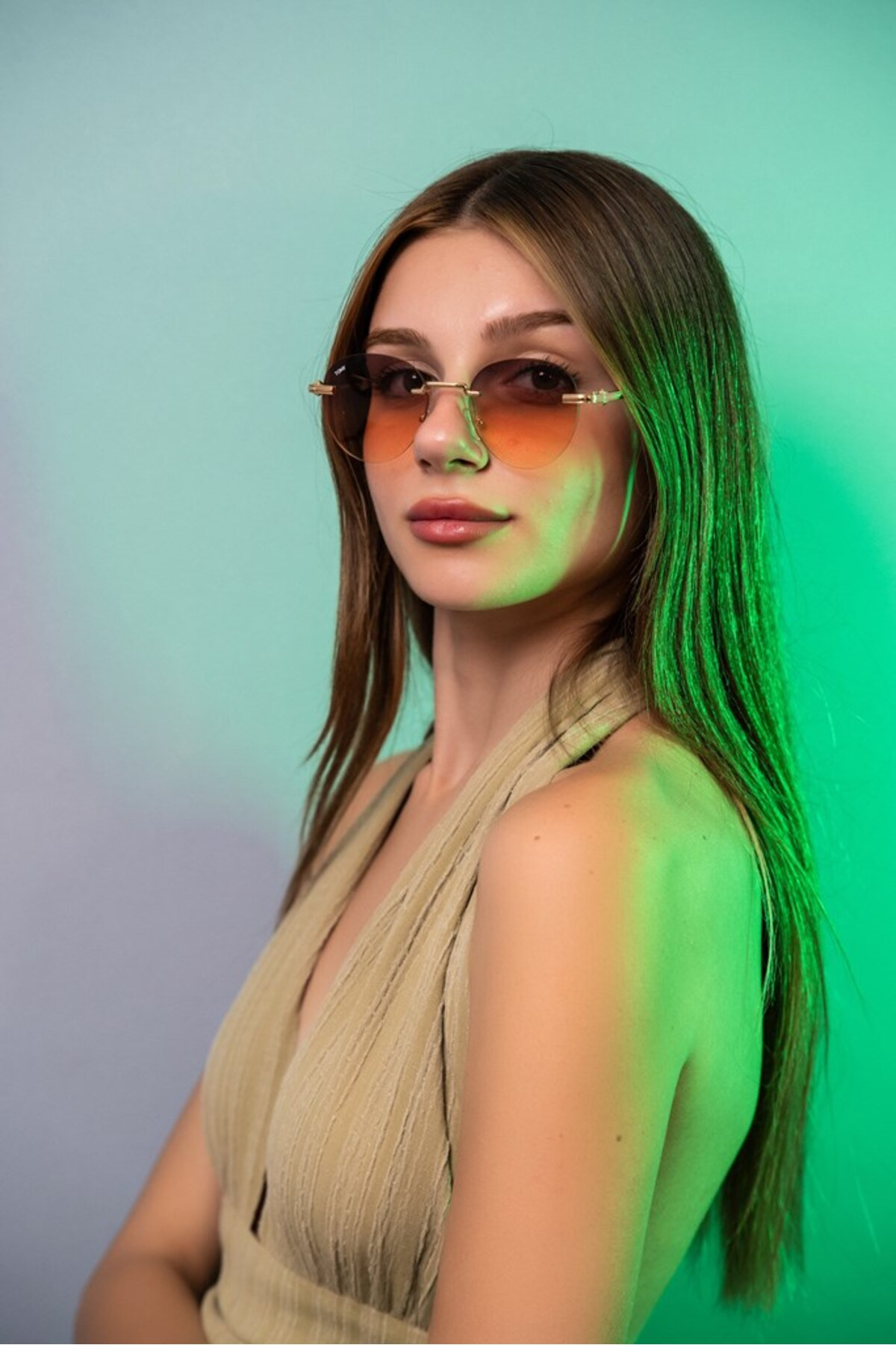 TM3601 C3-KAHVE KADIN GÜNEŞ GÖZLÜĞÜ