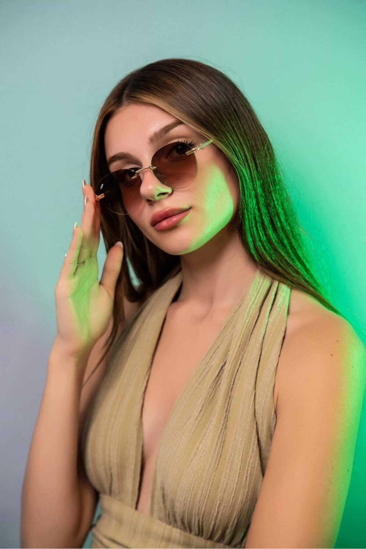 TM3601 C3-KAHVE KADIN GÜNEŞ GÖZLÜĞÜ