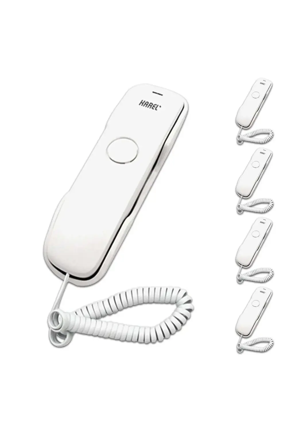 Tm902 Kablolu Duvar Tipi Analog Telefonu Beyaz 5'li Fırsat Paketi