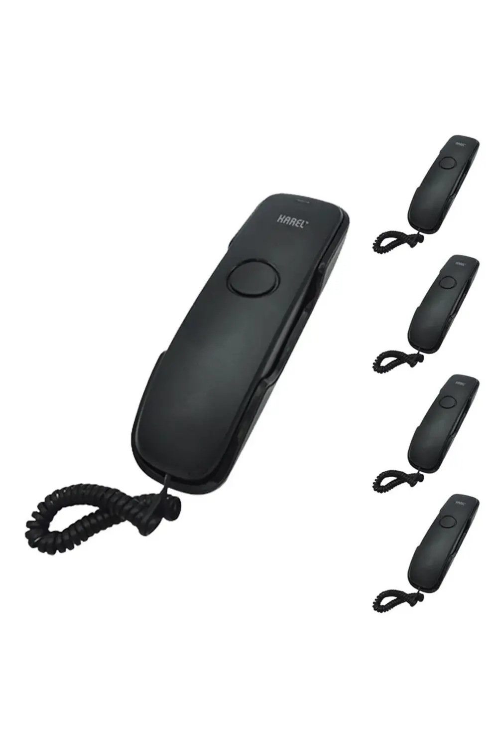 Tm902 Kablolu Duvar Tipi Analog Telefonu Siyah 5'li Fırsat Paketi