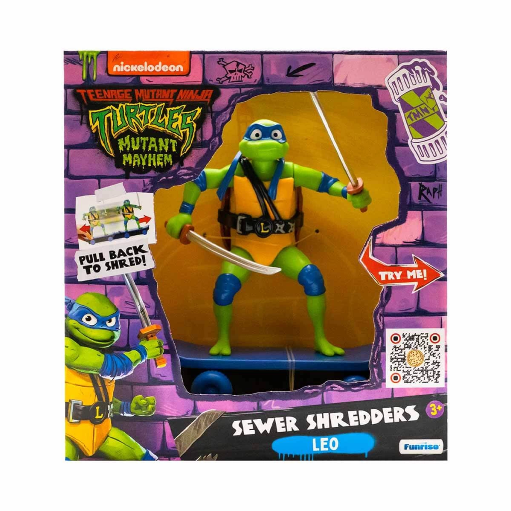 TMNT Mutant Mayhem Sewer Shredders Figür TU814001 TMNT Mutant Mayhem Sewer Shredders Figür TU814001