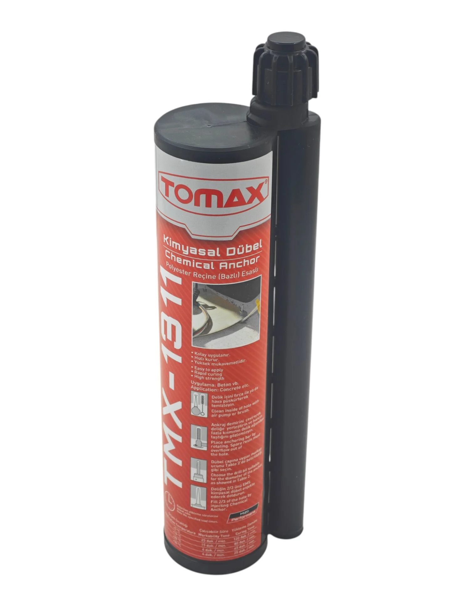 TMX-1311   Tomax Kimyasal Dübel 345ml