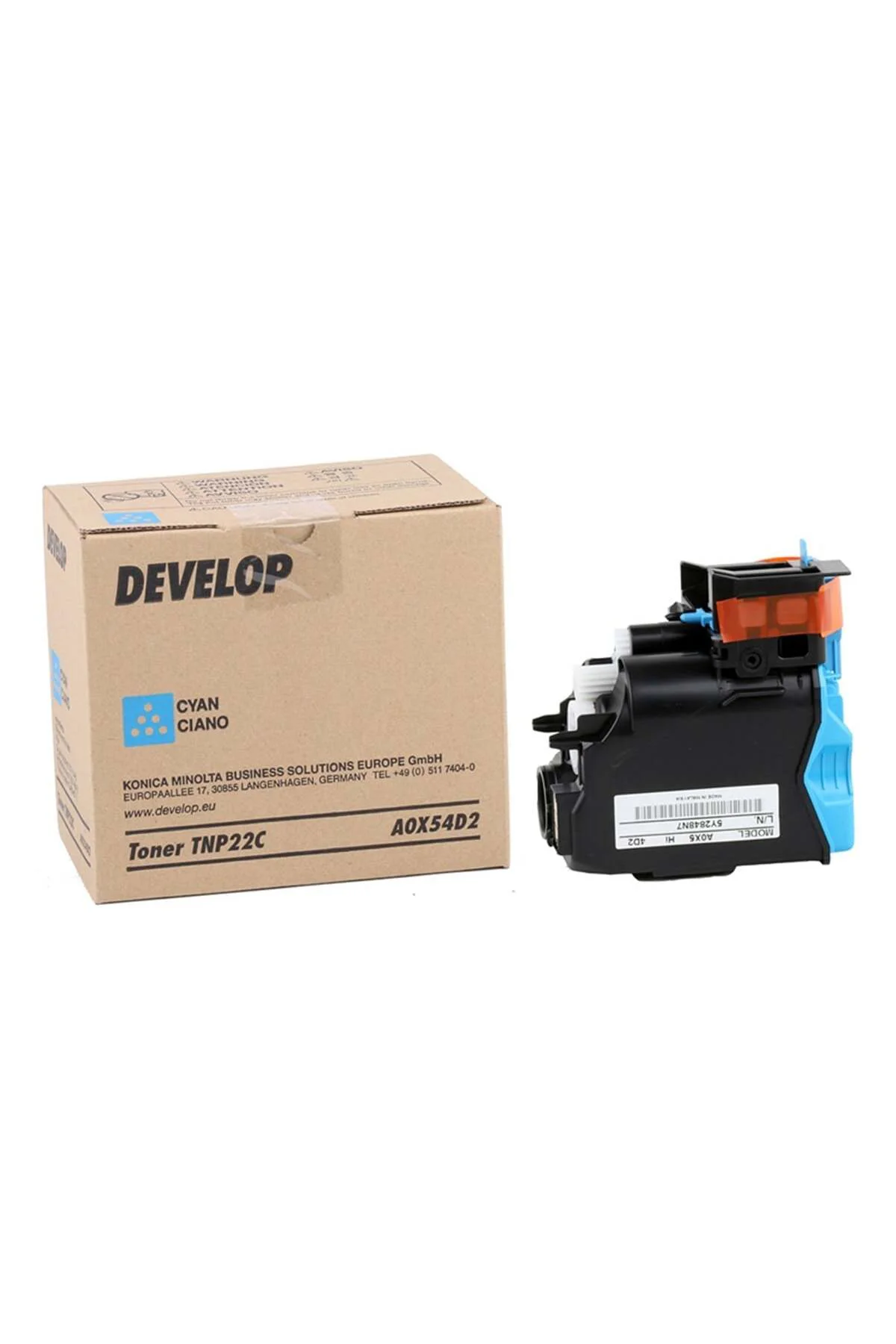 TNP22C (CYAN) TONER (BIZHUB C35/C35P / INEO+35) ORJİNAL