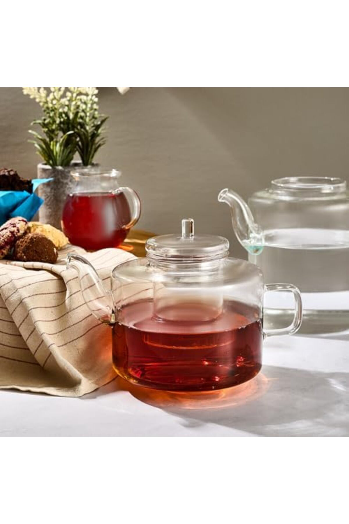 . Tobby Borosilikat Cam Çaydanlık . 1127365