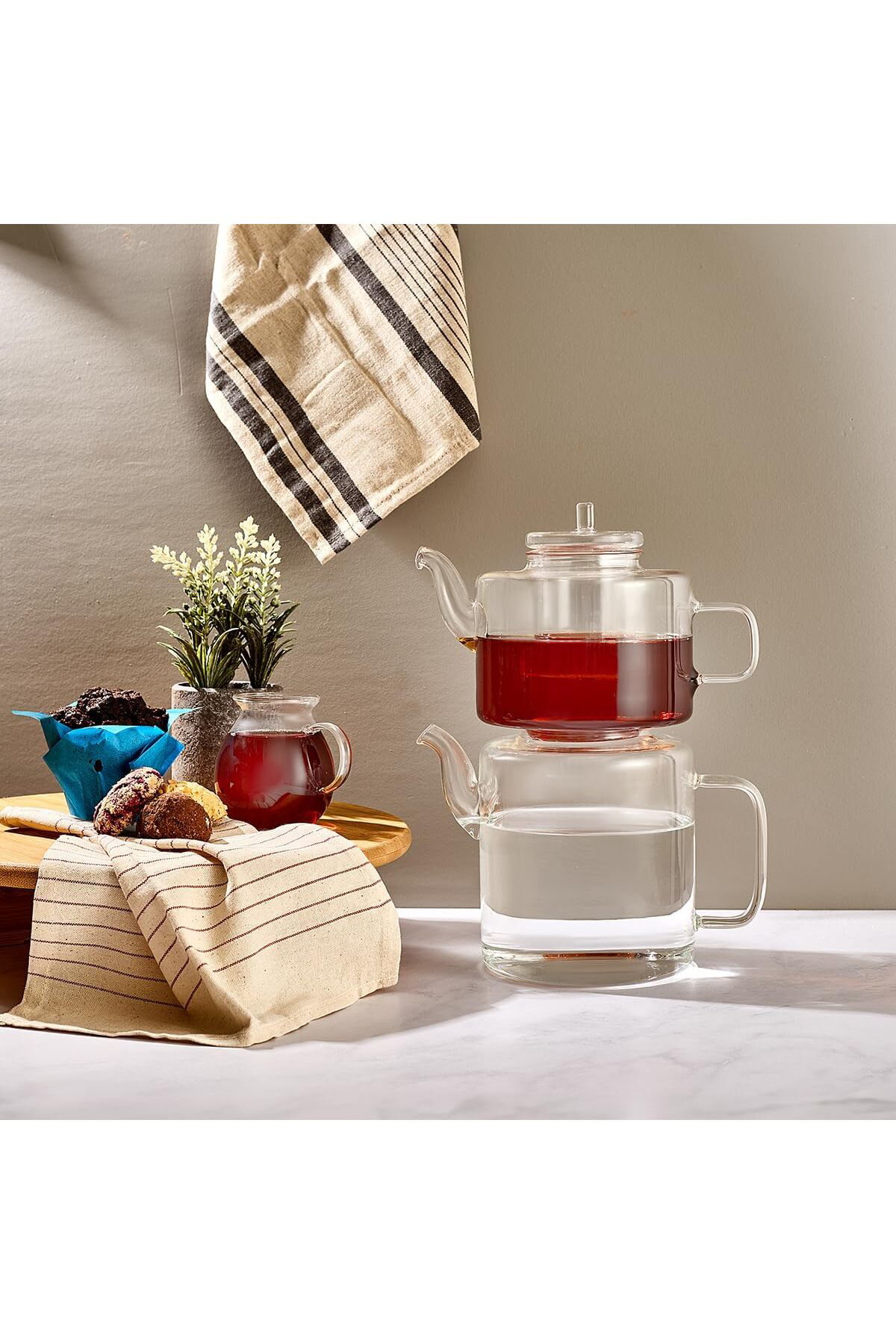 . Tobby Borosilikat Cam Çaydanlık . 1127365
