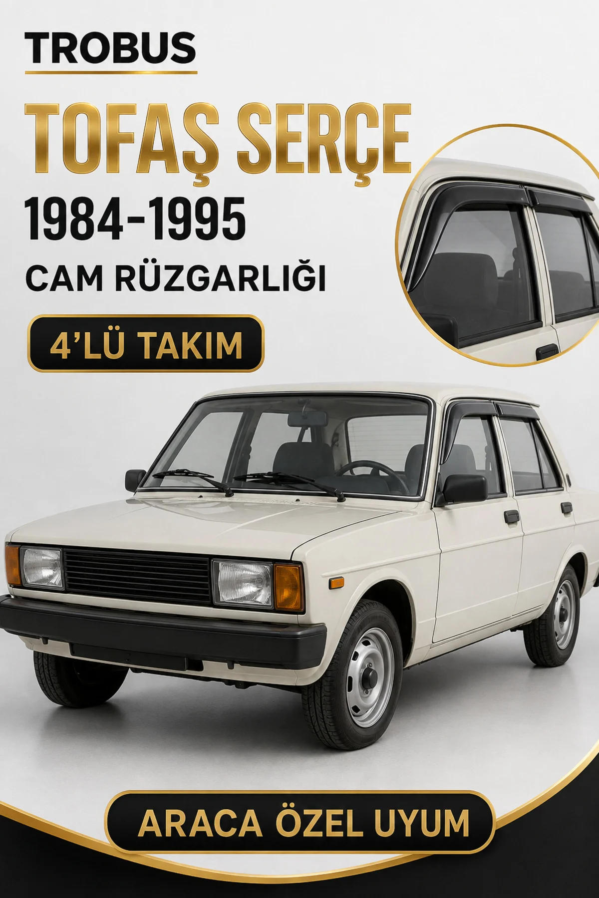 Tofaş Serçe 1984-1995 Cam Rüzgarlığı 4'lü Takım Fiyatı, Yorumları ve Özellikleri