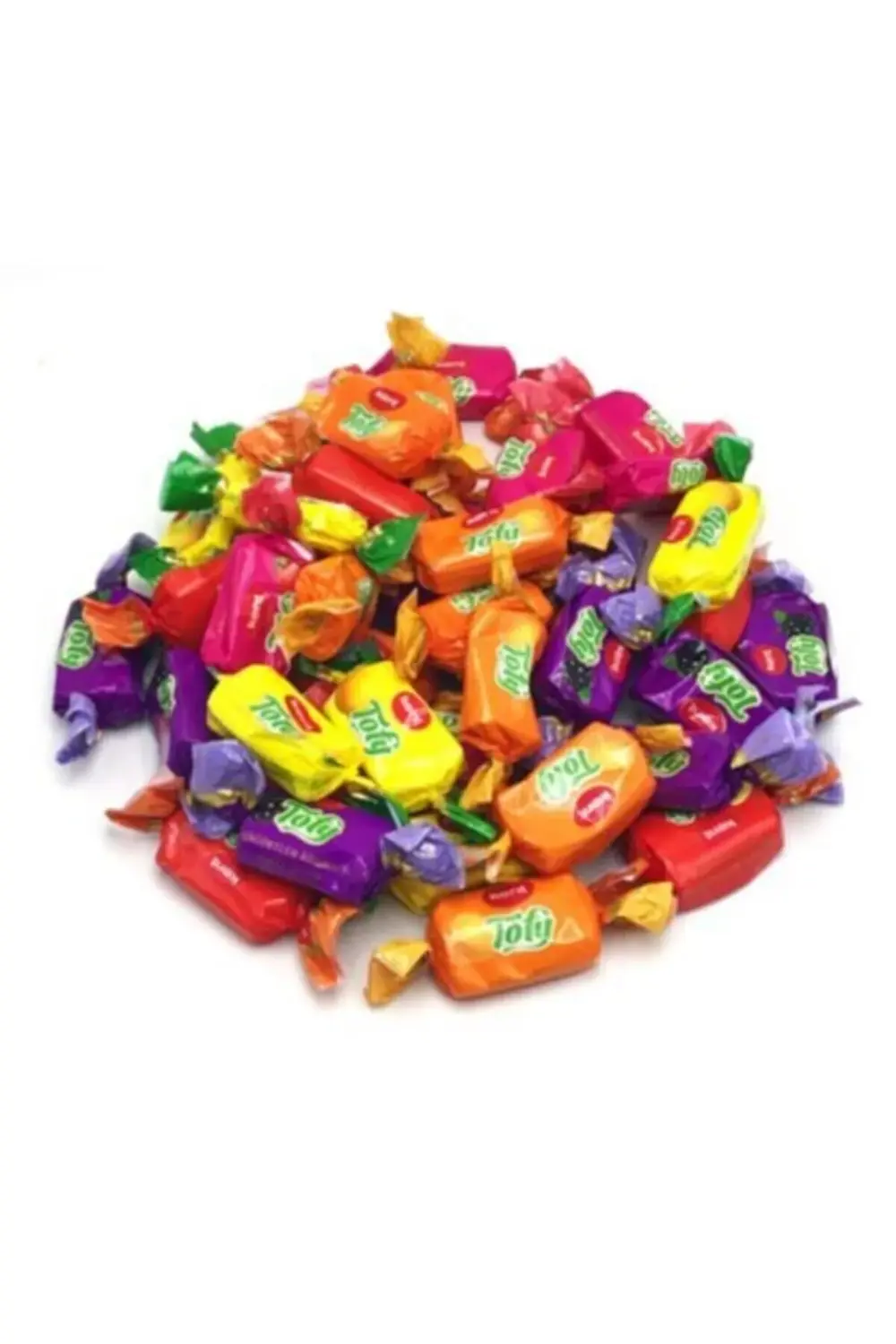 Tofy Meyve Sulu Karışık Aromalı Bayram Şekeri 1 Kg- Bayramlık Şek