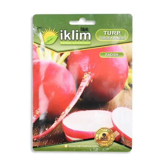 Tohum Turp Toros Kırmızı 10gr - Yüksek Filizlenme Oranı Fiyatı, Yorumları ve Özellikleri