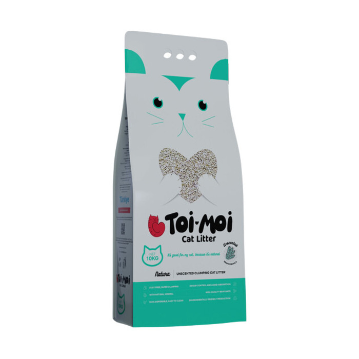 Toi Moi  Naturel Hizli Topaklanan Kedi Kumu 10 Kg