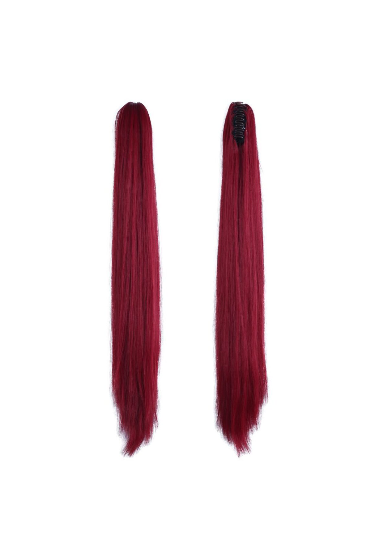 Lisinya Tokalı Düz At Kuyruğu / Kızıl