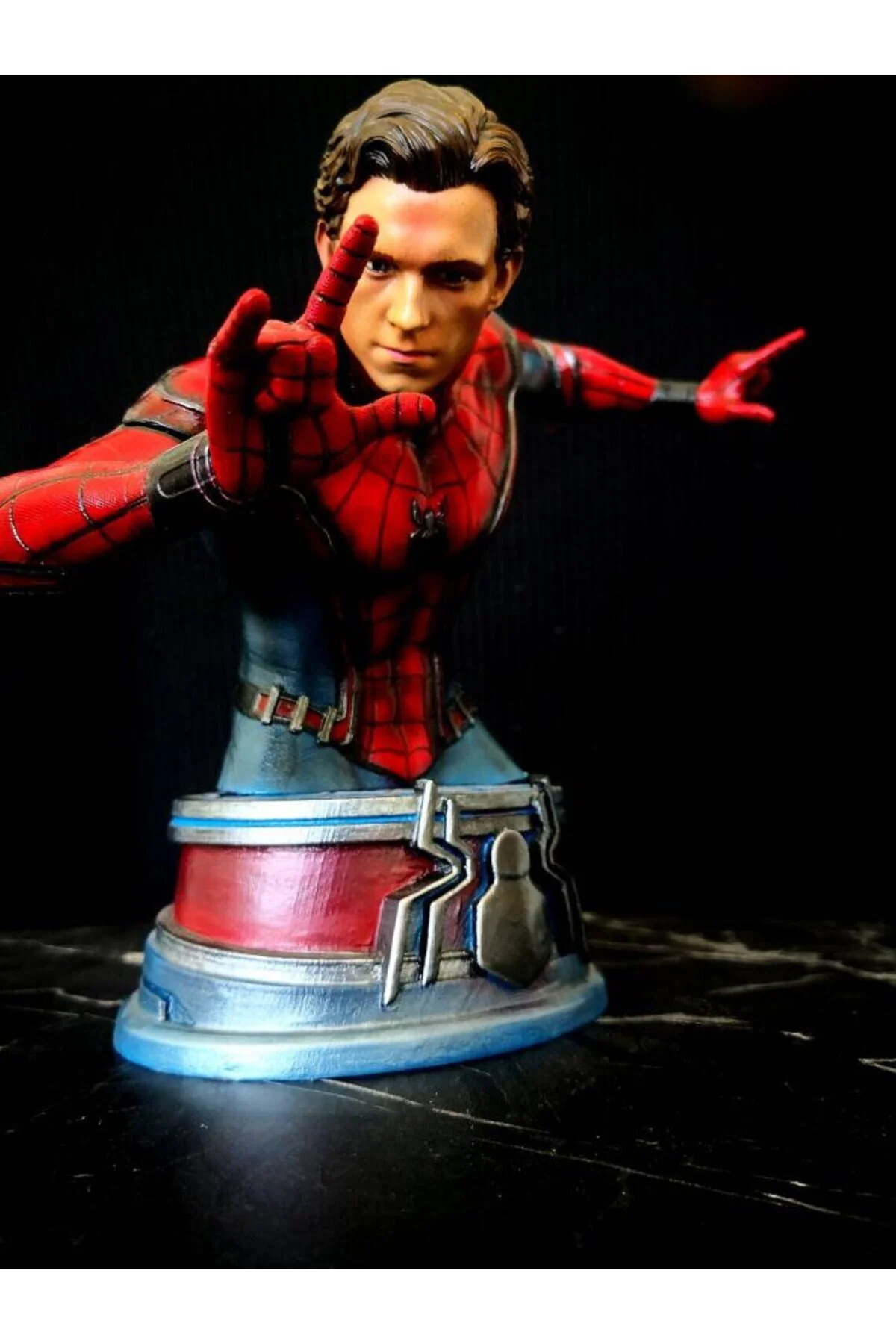 Tom Holland Figür Spiderman Obje Örümcek Adam Obje 20CM Büyük Boy