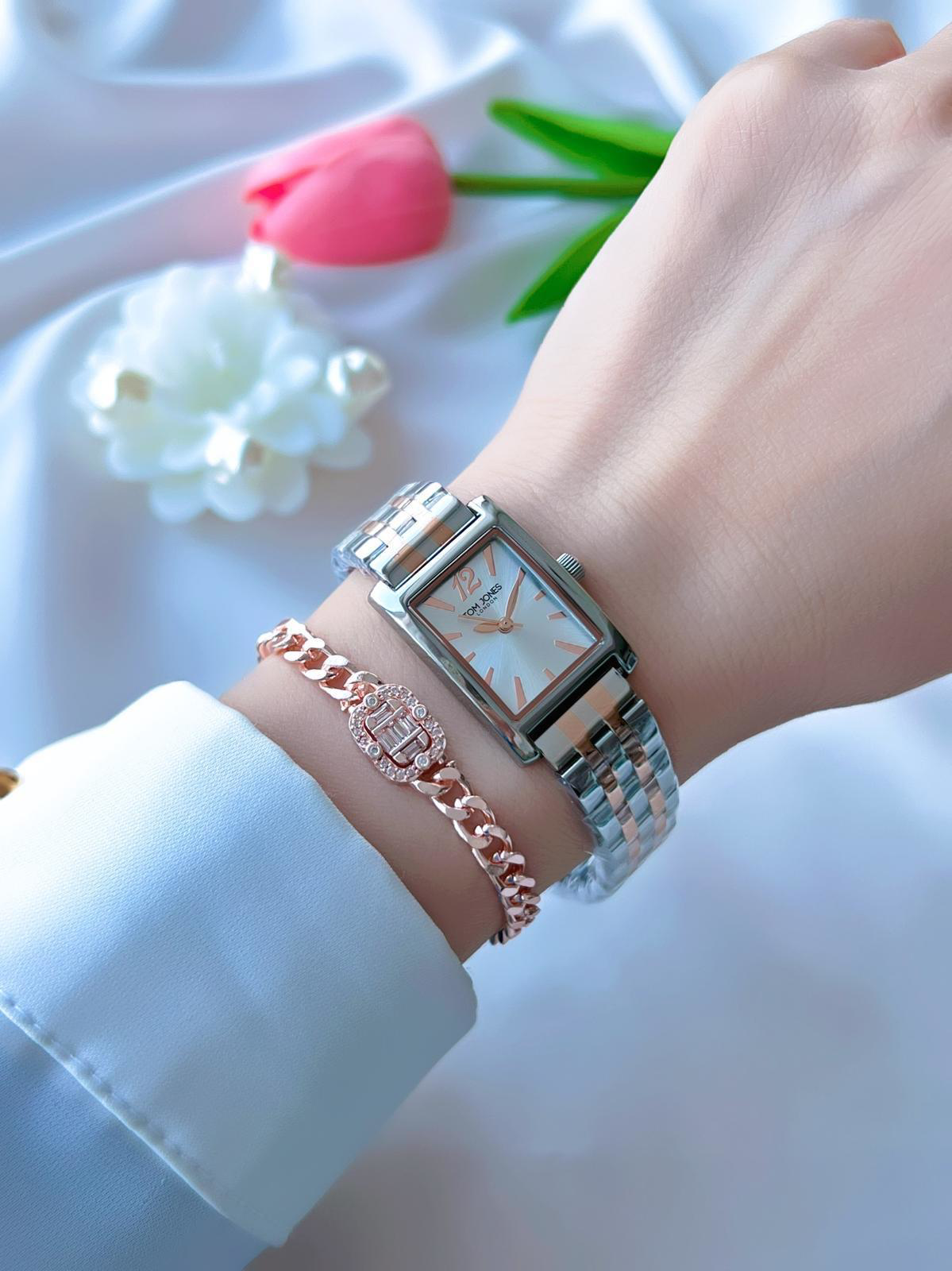 Tom Jones Çelik Kordon Kararma Renk Atma Yapmaz 3 Atm Suya Dayanı