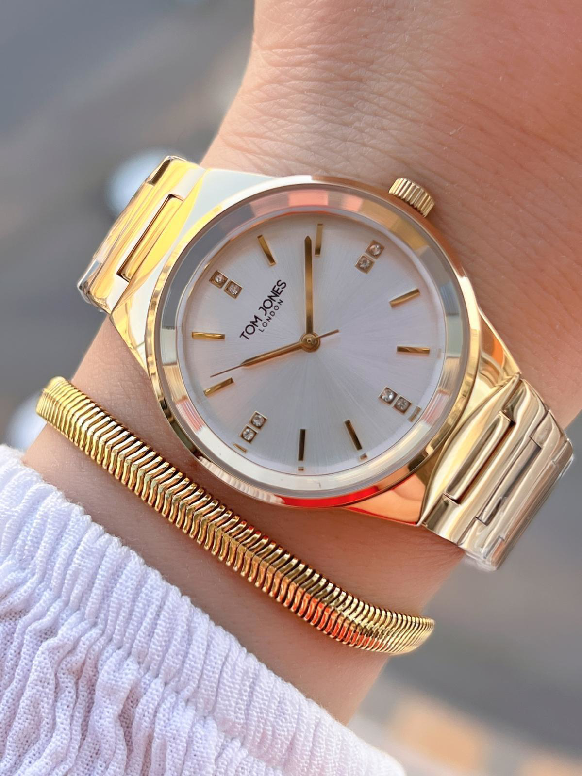 Tom Jones Çelik Kordon Kararma Renk Atma Yapmaz 3 Atm Suya Dayanı