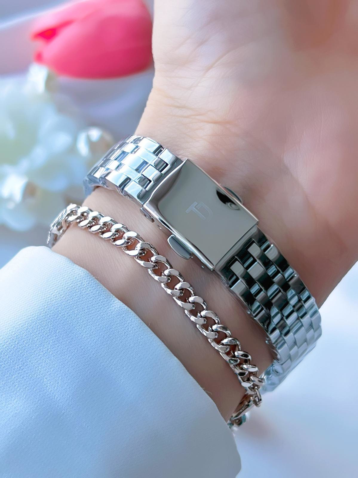 Tom Jones Çelik Kordon Kararma Renk Atma Yapmaz 3 Atm Suya Dayanı