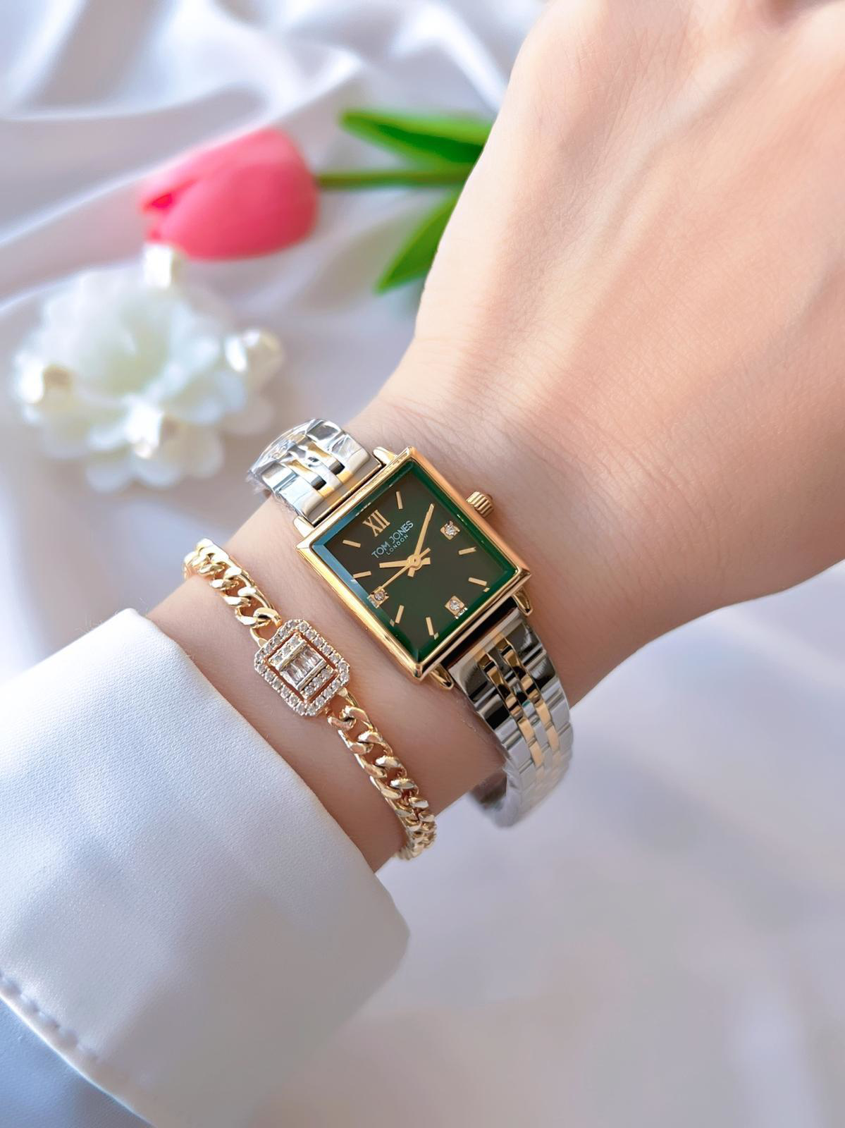 Tom Jones Çelik Kordon Kararma Renk Atma Yapmaz 3 Atm Suya Dayanı