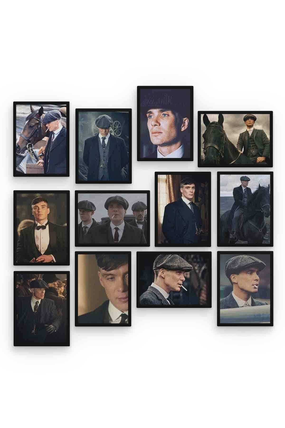 Pi Dekorasyon Tom Shelby 12 Parça Mdf (Ahşap) Tablo Ofis Boyu 