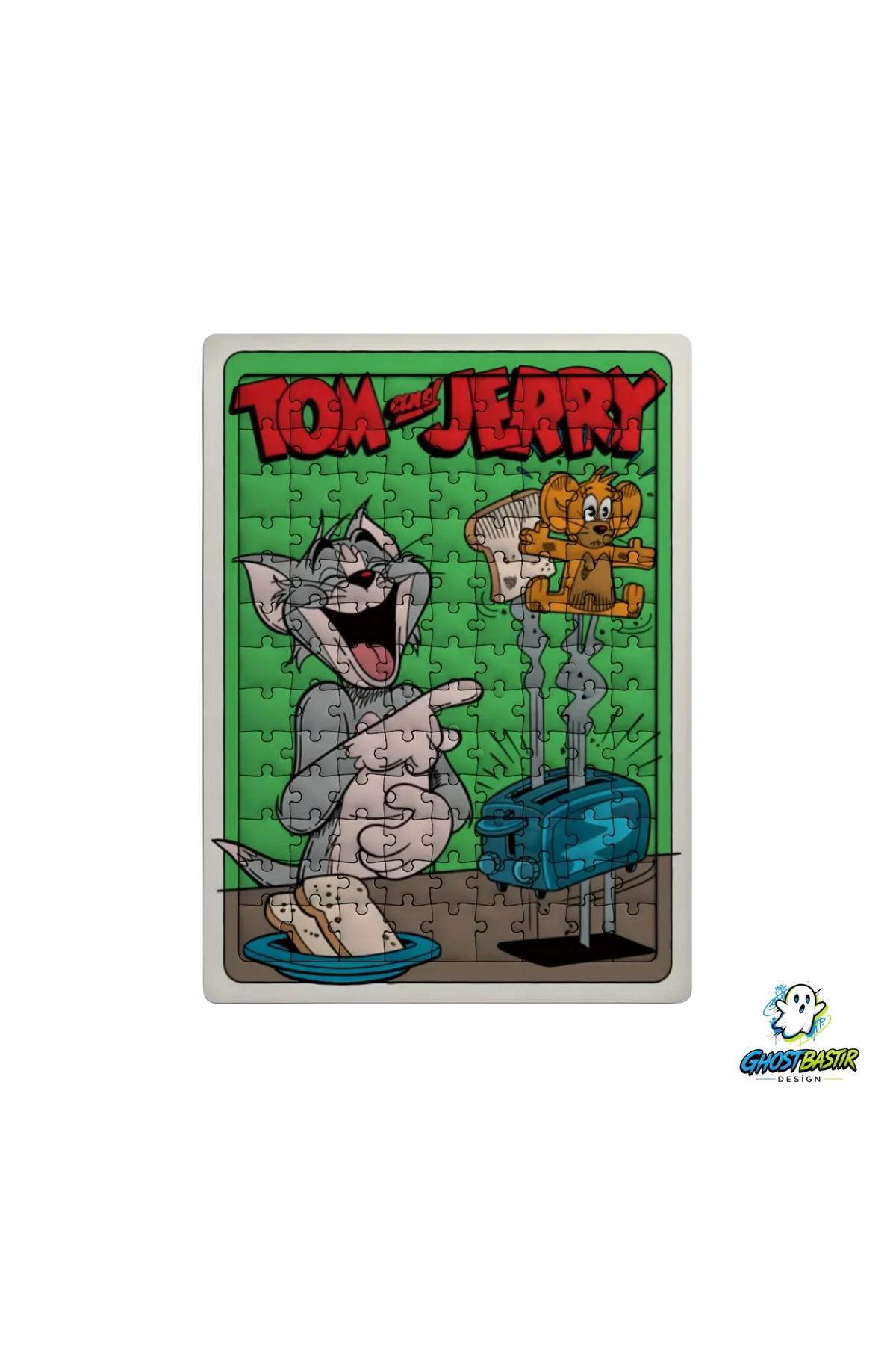 Tom ve Jerry 99 Parça Ayaklı Puzzle – Dekoratif Çocuk Yapbozu 0234
