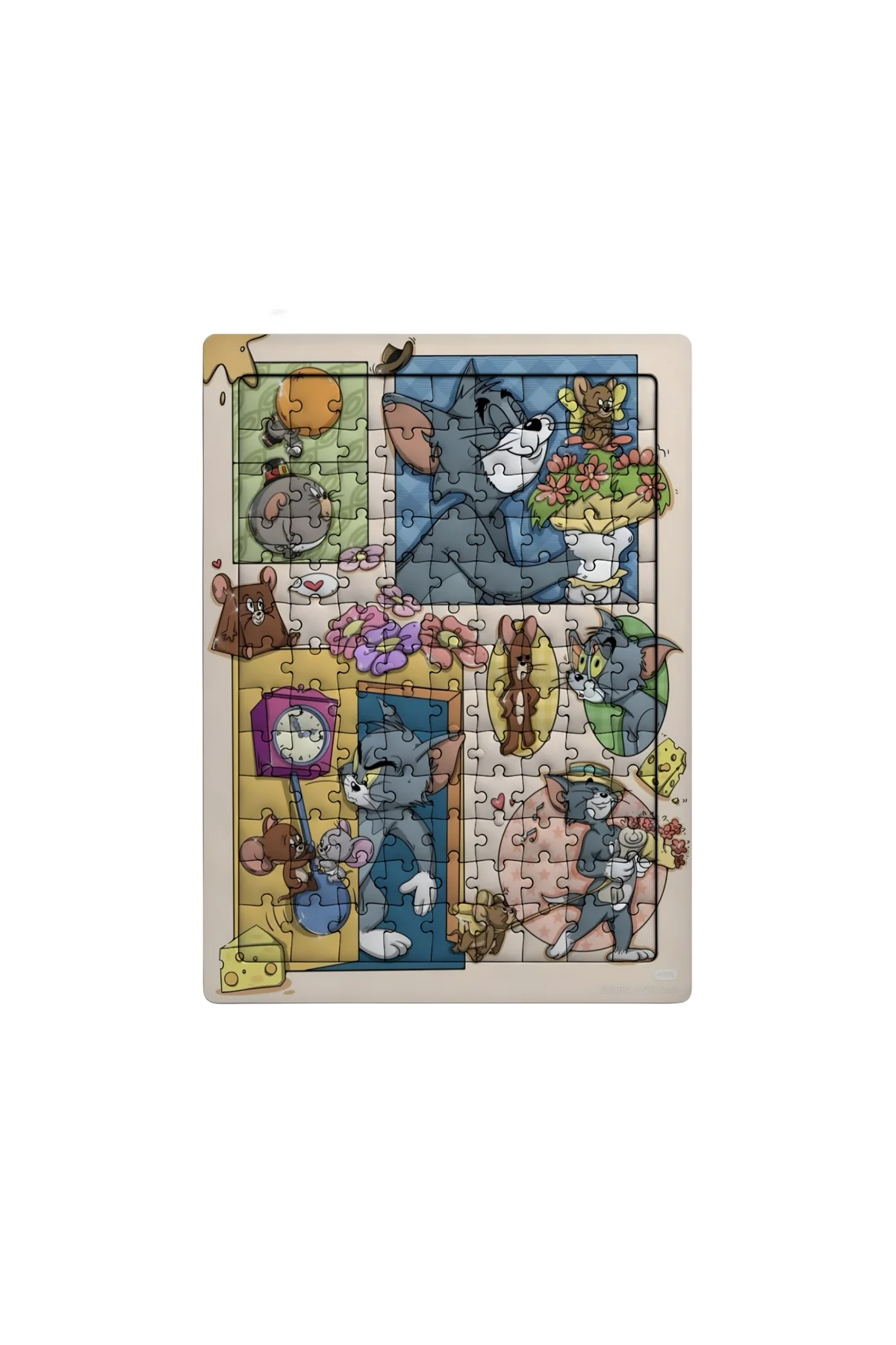 Tom ve Jerry 99 Parça Ayaklı Puzzle – Dekoratif Çocuk Yapbozu 039