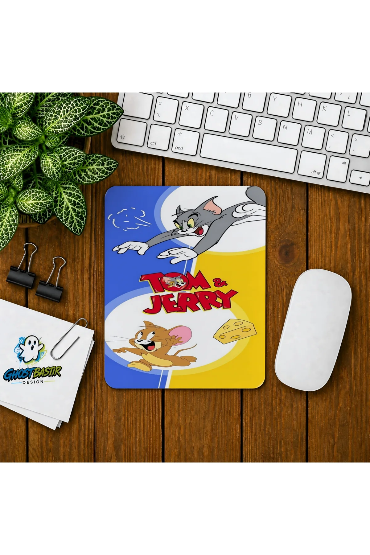 Tom ve Jerry Baskılı Oyuncu Mousepad 0321