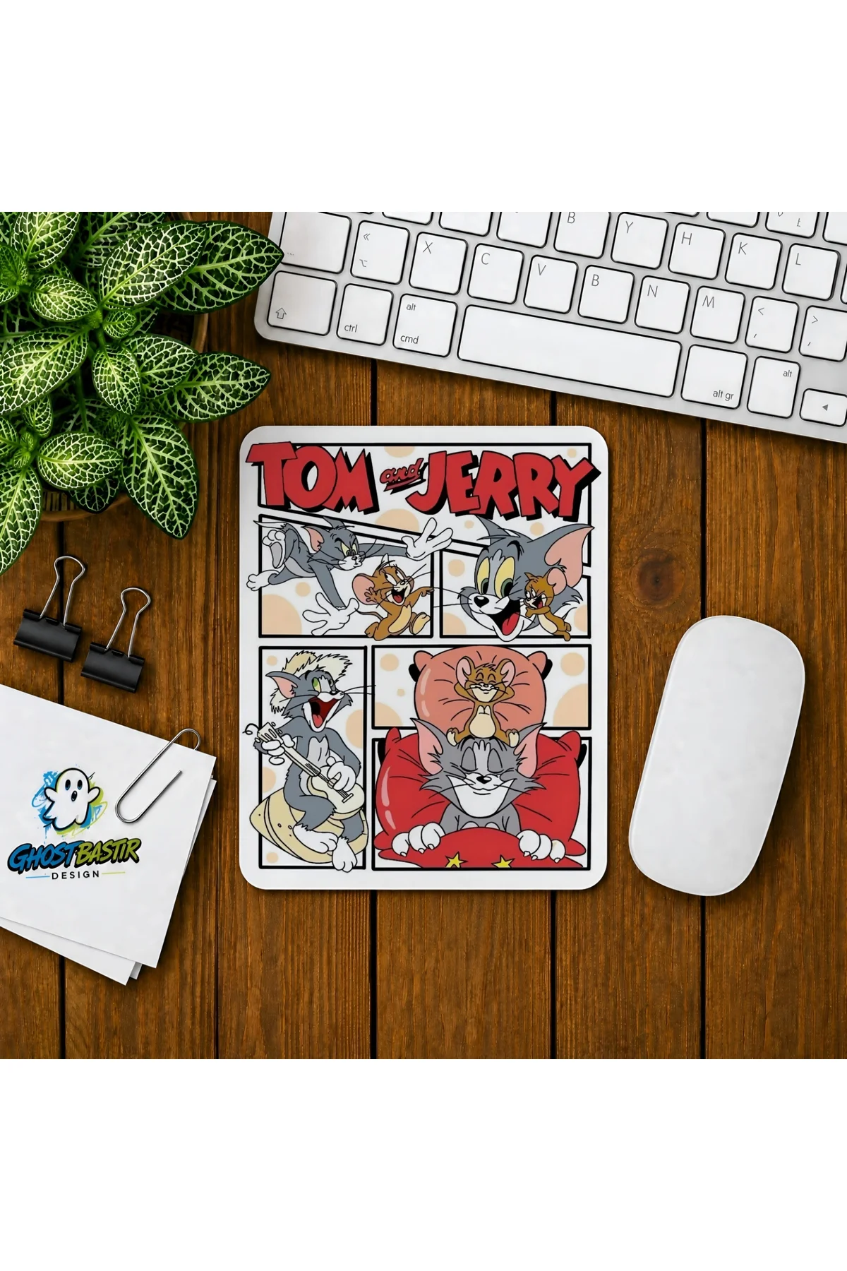 Tom ve Jerry Baskılı Oyuncu Mousepad 0319