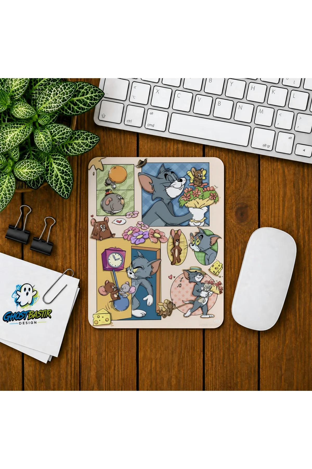 Tom ve Jerry Baskılı Oyuncu Mousepad 0327