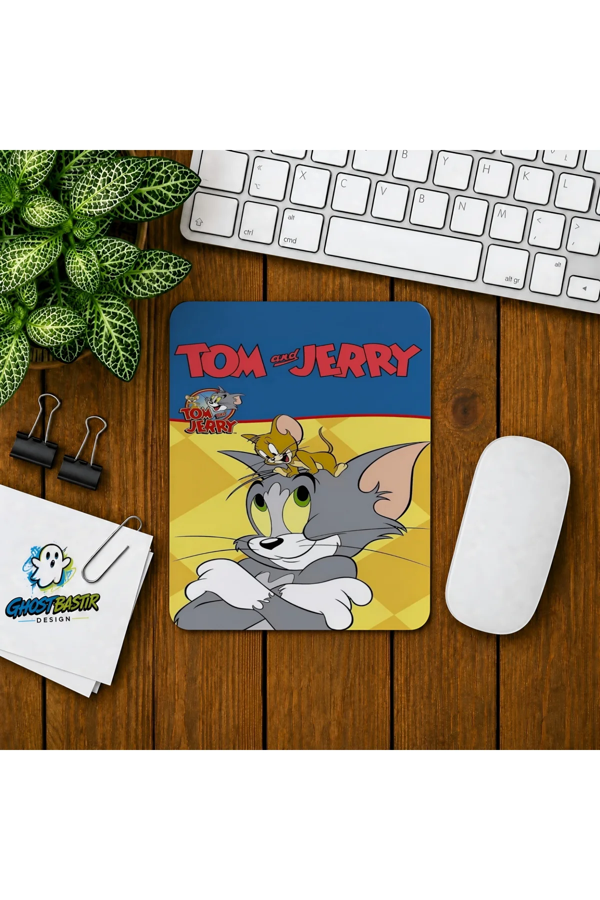 Tom ve Jerry Baskılı Oyuncu Mousepad 0323