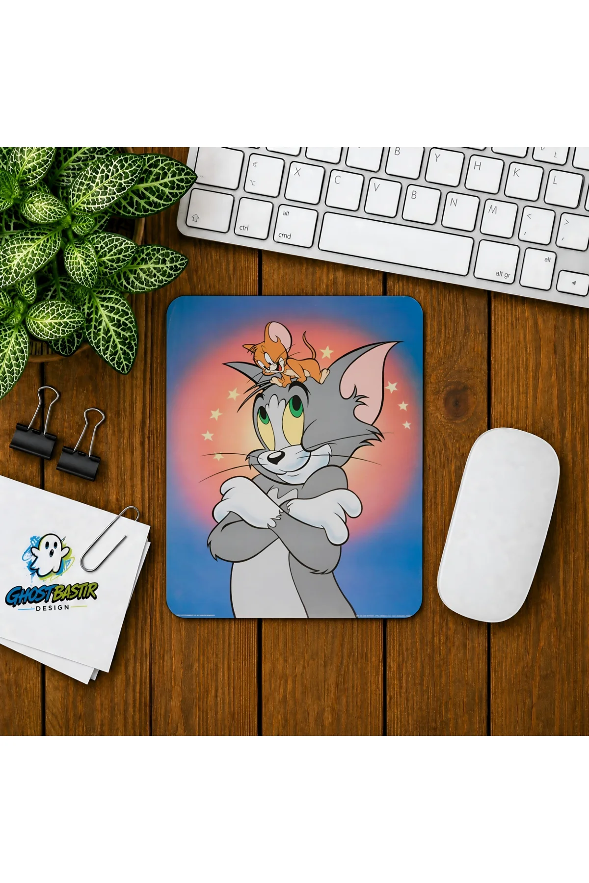 Tom ve Jerry Baskılı Oyuncu Mousepad 0320