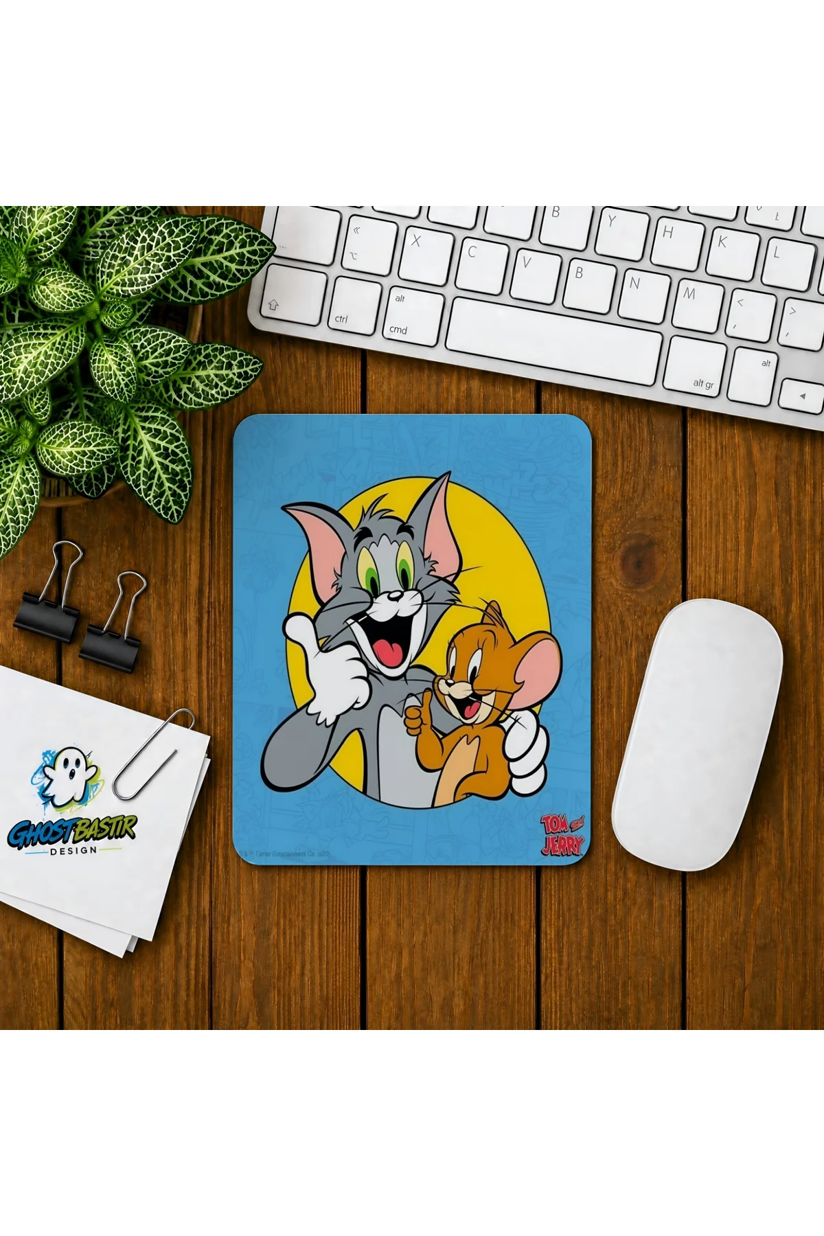 Tom ve Jerry Baskılı Oyuncu Mousepad 0325