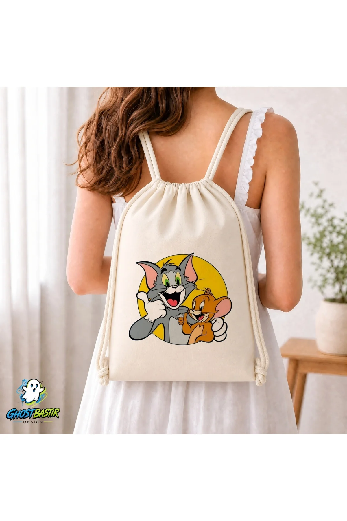 Tom ve Jerry Büzgülü Keten Çanta C342 Fiyatı, Yorumları ve Özellikleri