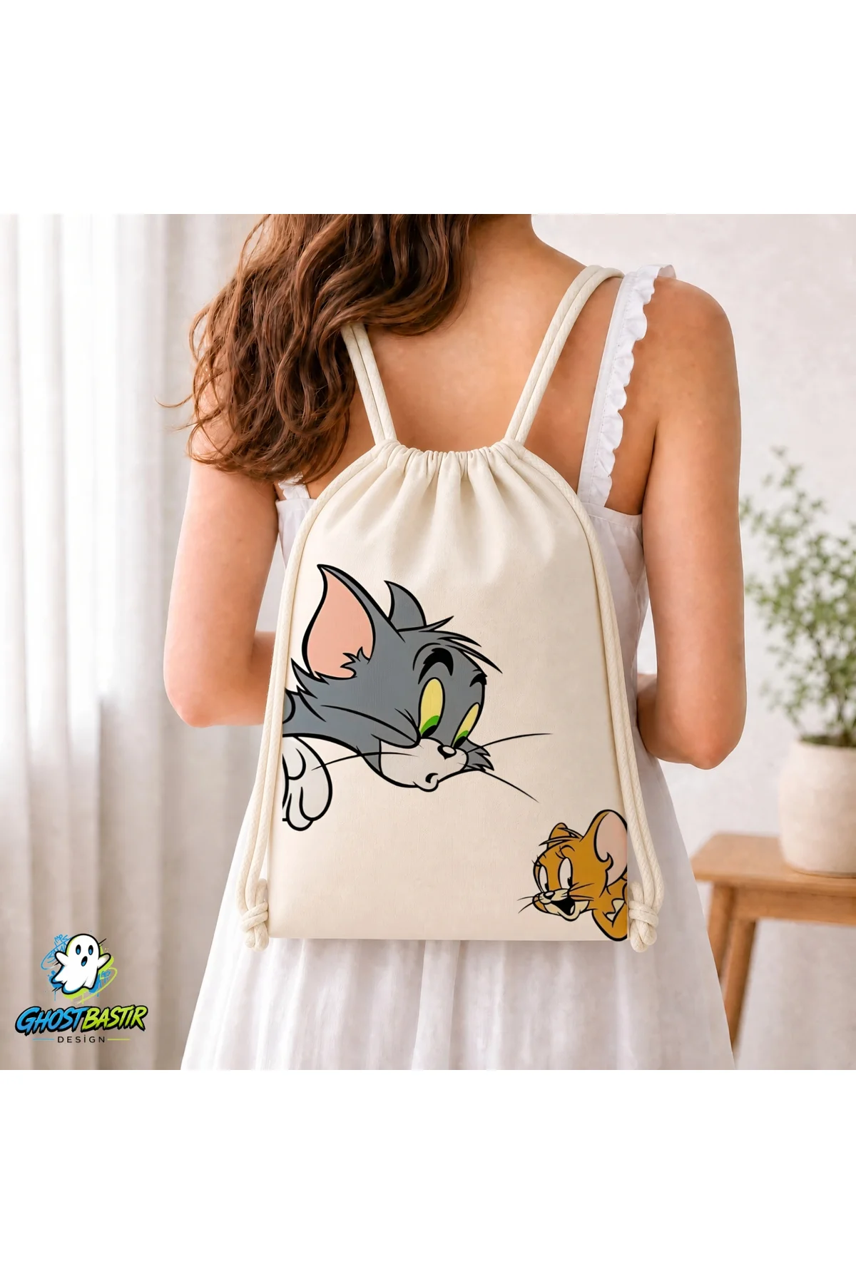 Tom ve Jerry Büzgülü Keten Çanta C340 Fiyatı, Yorumları ve Özellikleri
