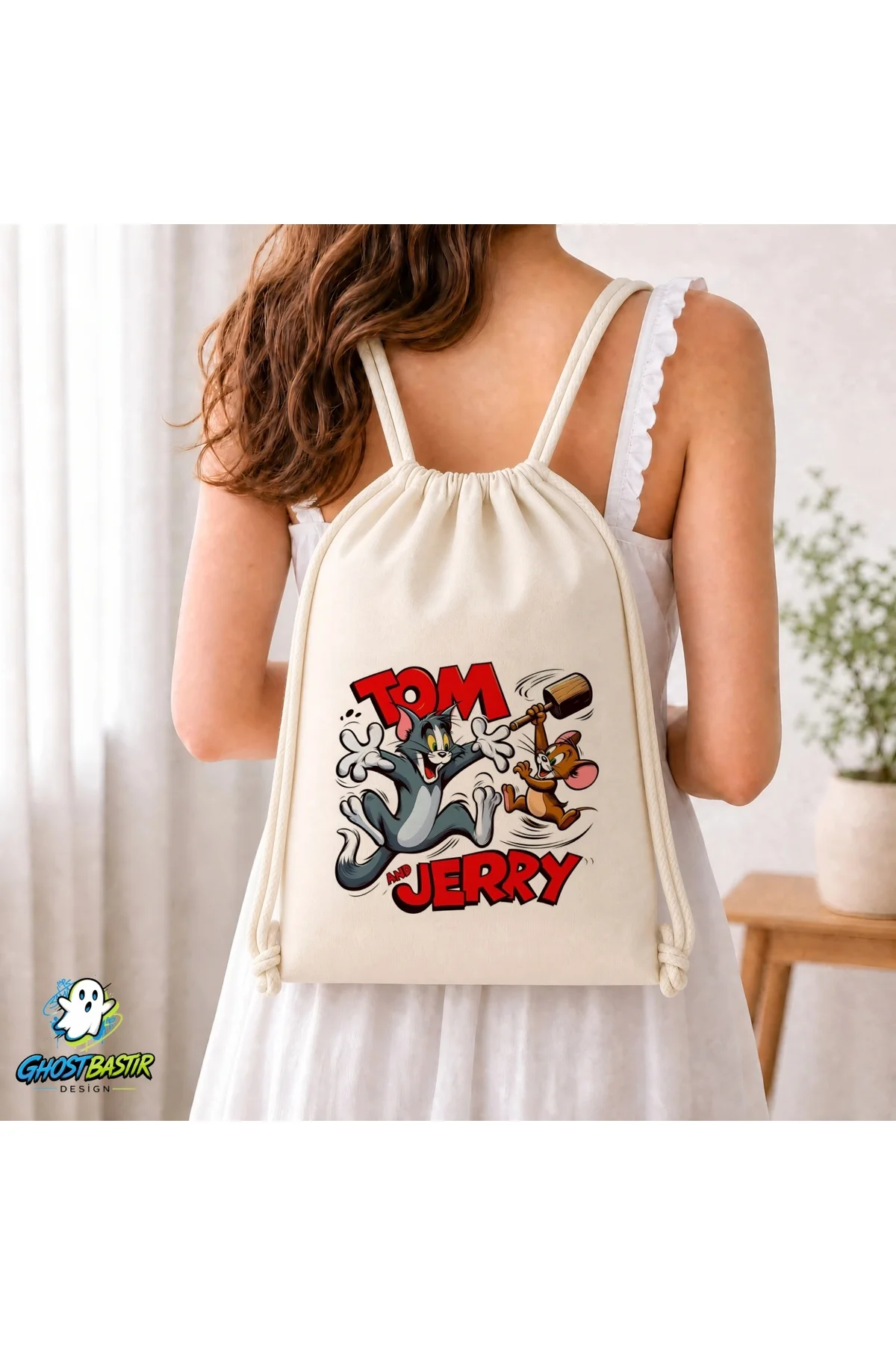 Tom ve Jerry Büzgülü Keten Çanta C341 Fiyatı, Yorumları ve Özellikleri