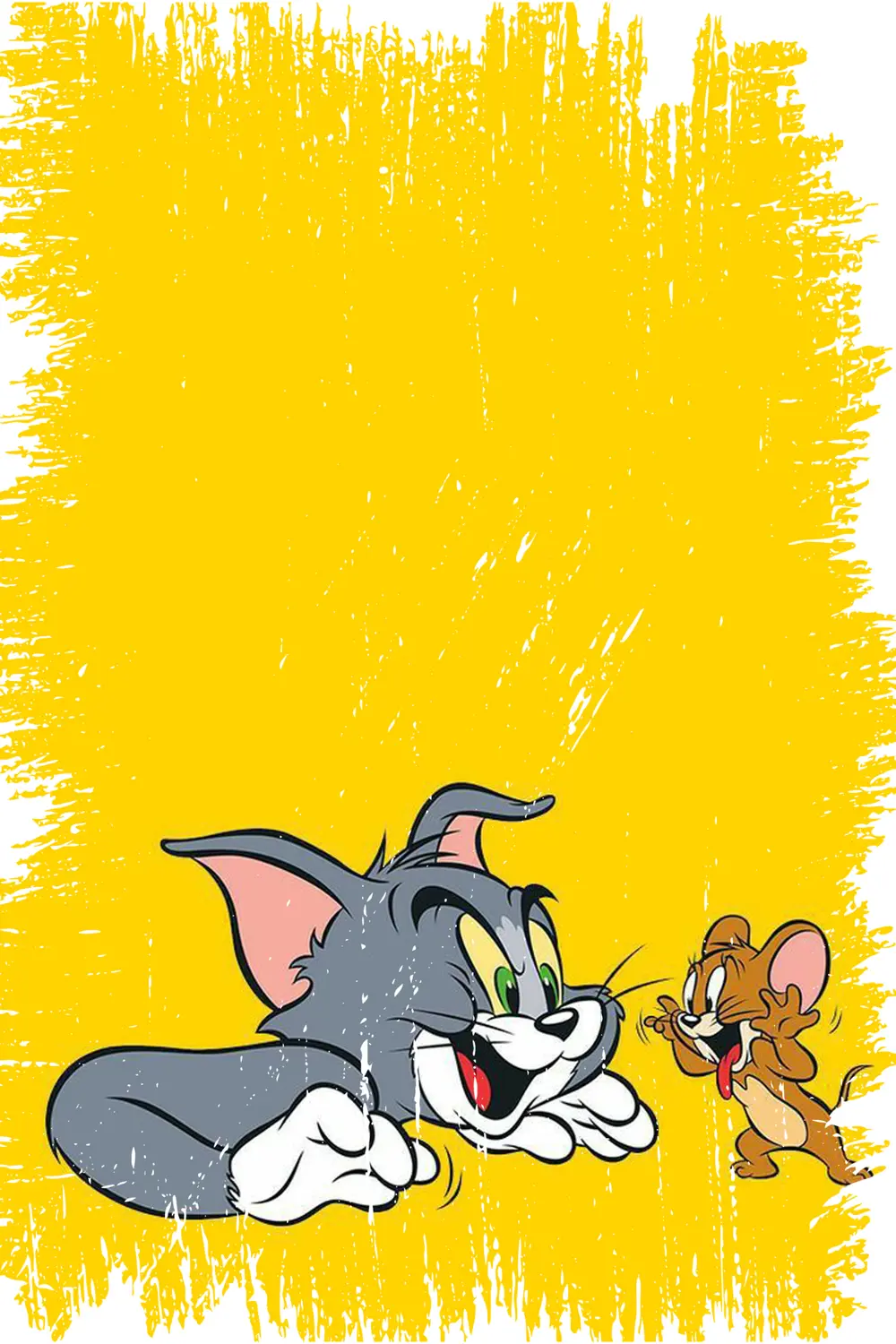 Tom ve Jerry Tasarımlı Ahşap Poster