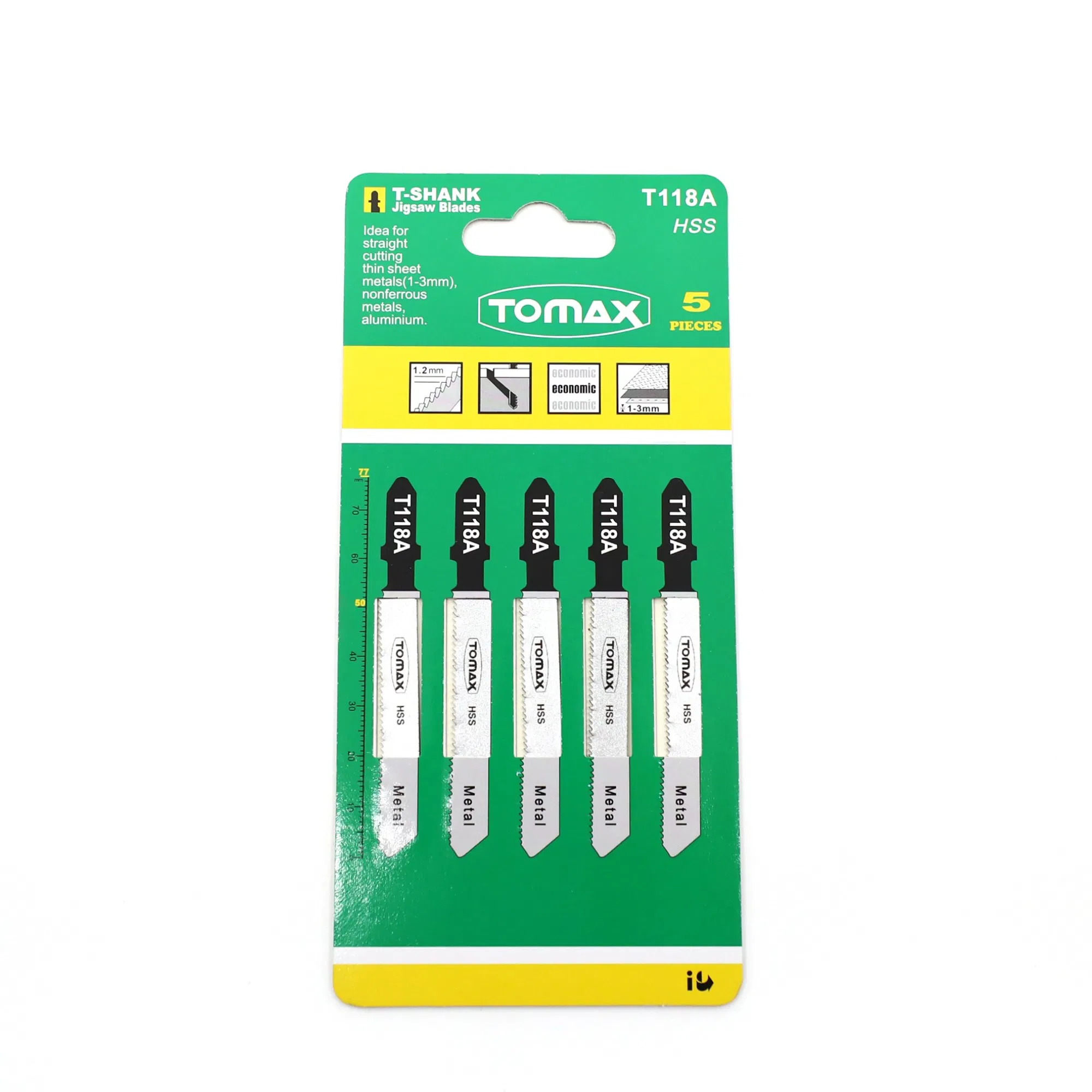 Tomax  Normal Kesim Metal Dekupaj Ağzi (T118a) - 5 Adet