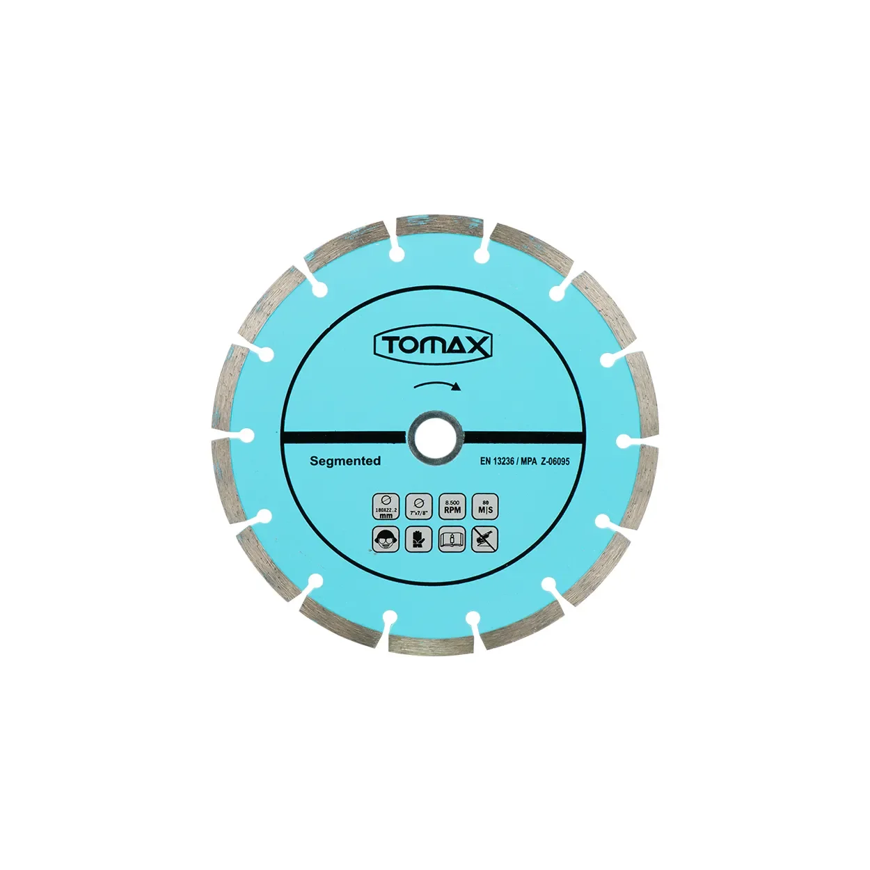 Tomax Segmentli Elmas B Kesici Disk - 115x2,0x22