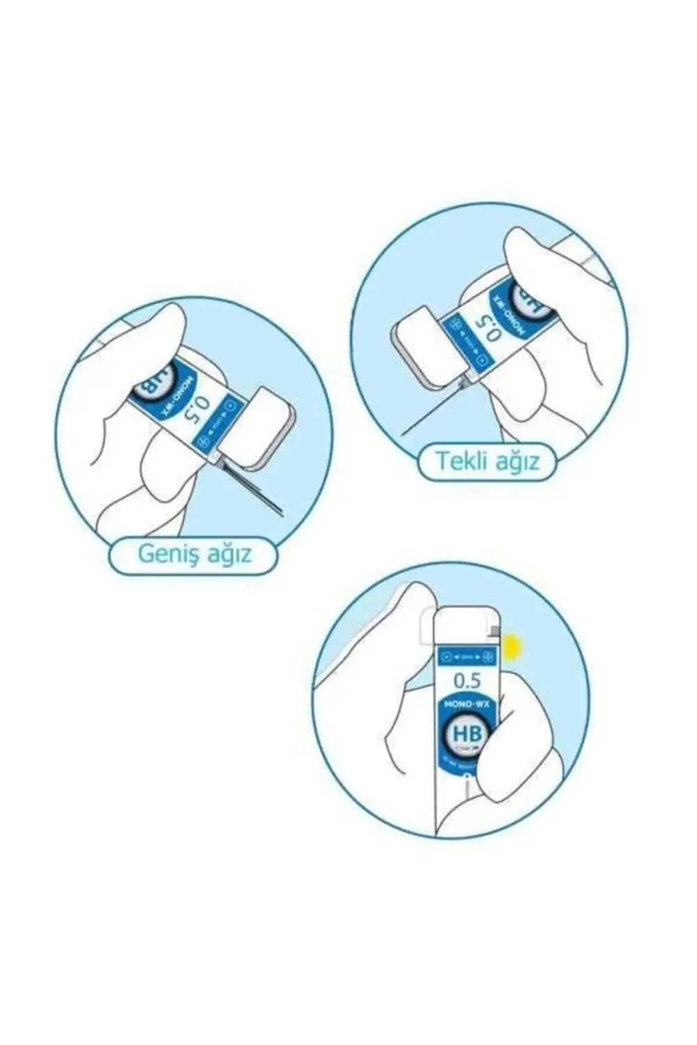 Tombo W Mono Polymer 0,5 Mm 2b Kalem Ucu 40 Lı Tüp